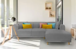 OTTO home Ecksofa »Maroon L-Form« in skandinavischem Design, mit losen Kissen