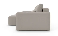 OTTO home Ecksofa »MATTS Schlafsofa mit Bettkasten, Maße B/T/H: 265/159/89 cm« L-Form mit Recamiere rechts oder links, hoher Sitzkomfort