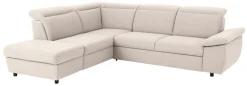 OTTO home Ecksofa »Mauritius L-Form« mit Ottomane, mit Kopfteil- und Armlehnverstellung