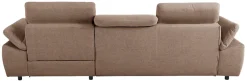 OTTO home Ecksofa »Mauritius L-Form« mit Kopfteil- und Armlehnverstellung, Schlaffunktion & Bettkasten