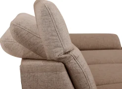 OTTO home Ecksofa »Mauritius L-Form« mit Kopfteil- und Armlehnverstellung, Schlaffunktion & Bettkasten