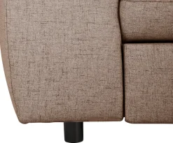 OTTO home Ecksofa »Mauritius L-Form« mit Kopfteil- und Armlehnverstellung, Schlaffunktion & Bettkasten