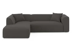OTTO home Ecksofa »Merid L-Form, Sofa-Fix, B: 254 cm - OTTO. Verlässliche Qualität.« Ottomane rechts/links, belastbar bis 460kg, nicht modulare Sofa