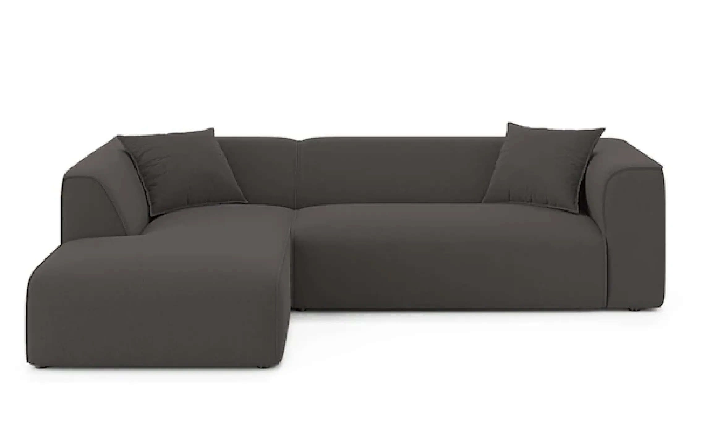 OTTO home Ecksofa »Merid L-Form, Sofa-Fix, B: 254 cm - OTTO. Verlässliche Qualität.« Ottomane rechts/links, belastbar bis 460kg, nicht modulare Sofa