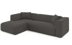 OTTO home Ecksofa »Merid L-Form, Sofa-Fix, B: 254 cm - OTTO. Verlässliche Qualität.« Ottomane rechts/links, belastbar bis 460kg, nicht modulare Sofa