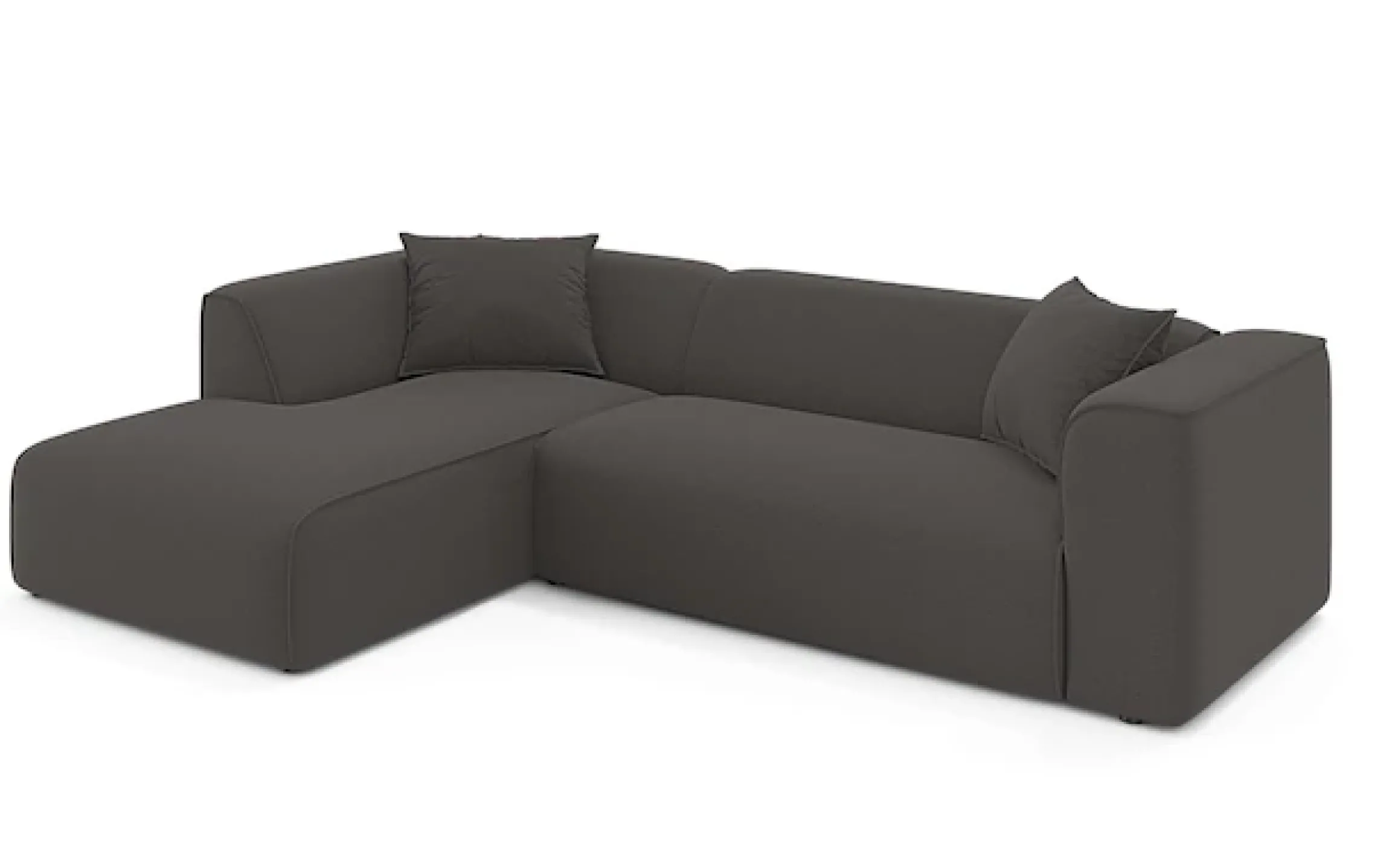 OTTO home Ecksofa »Merid L-Form, Sofa-Fix, B: 254 cm - OTTO. Verlässliche Qualität.« Ottomane rechts/links, belastbar bis 460kg, nicht modulare Sofa