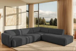 OTTO home Ecksofa »Myrland Wohnlandschaft« Breite 310 cm, L-Form, Chenille, Easy Clean Stoff, mit Kaltschaum