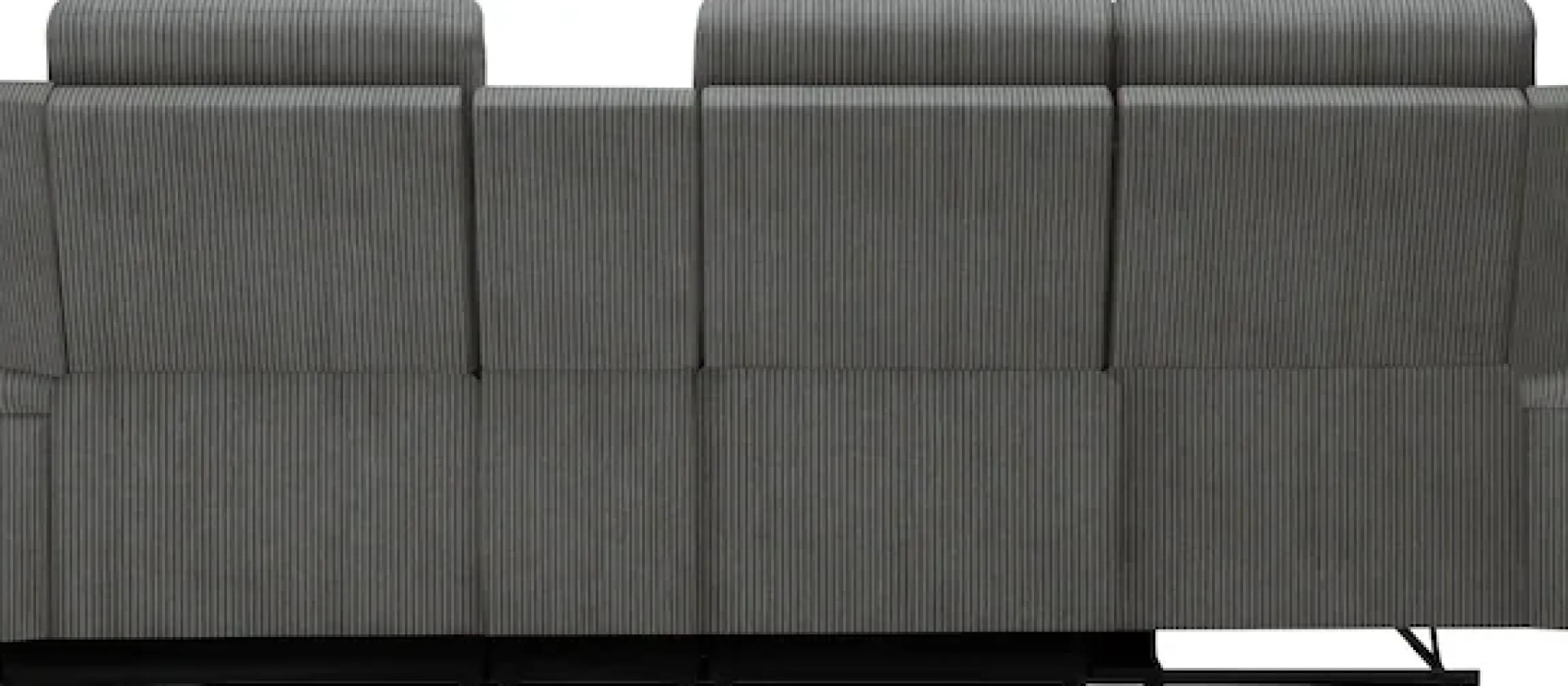 OTTO home Ecksofa »NAPORI Cord, Multimediasofa, 3er Kinosessel XXL, L-Form« Kinosofa, manuelle o. elektr. Relaxfunktion, Staufach, Getränkehalter