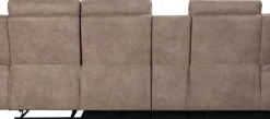 OTTO home Ecksofa »NAPORI Microfaser, Multimediasofa, 3er Kinosessel XXL, L-Form« Kinosofa, manuelle o. elektr. Relaxfunktion, Staufach, Getränkehalter