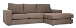 OTTO home Ecksofa »Nivette, weiches Chenille« Breite 269 cm, L-Form, bodentief, mit Wellenunterfederung