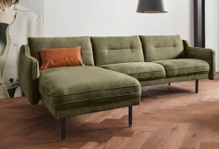OTTO home Ecksofa »Nordfyn L-Form« edles Design in 3 Bezugsqualitäten