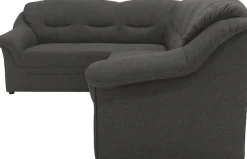 OTTO home Ecksofa »Nyborrg 234 x 185 cm, auch mit Schlaffunktion, formschön & stabil« Wahlweise mit Bettfunktion, L-Form, moderne Steppung