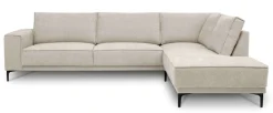 OTTO home Ecksofa »OLAND Bouclé L-Form, B: 289 cm, Skandi-Design« Struktur, Flachgewebe, Luxus-Microfaser, Boucle