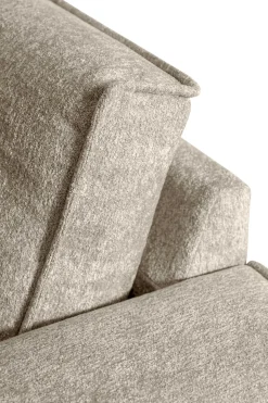 OTTO home Ecksofa »OLAND Bouclé L-Form, B: 289 cm, Skandi-Design« Struktur, Flachgewebe, Luxus-Microfaser, Boucle
