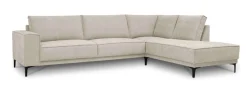 OTTO home Ecksofa »OLAND Bouclé L-Form, B: 289 cm, Skandi-Design« Struktur, Flachgewebe, Luxus-Microfaser, Boucle