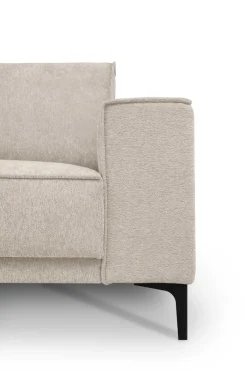 OTTO home Ecksofa »OLAND Bouclé L-Form, B: 289 cm, Skandi-Design« Struktur, Flachgewebe, Luxus-Microfaser, Boucle