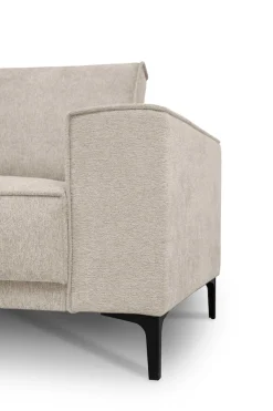 OTTO home Ecksofa »OLAND Bouclé L-Form, B: 289 cm, Skandi-Design« Struktur, Flachgewebe, Luxus-Microfaser, Boucle