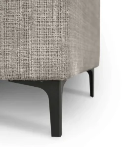 OTTO home Ecksofa »OLAND Chenille L-Form, B: 280 cm, Skandi-Design« L-Form, 280 cm, Wellenunterfederung, Skandi-Design, Metallfüße