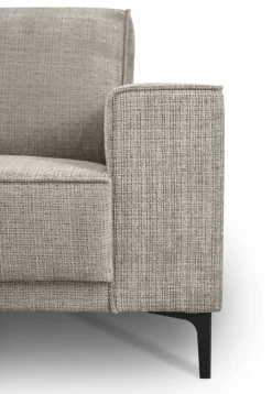 OTTO home Ecksofa »OLAND Chenille L-Form, B: 280 cm, Skandi-Design« L-Form, 280 cm, Wellenunterfederung, Skandi-Design, Metallfüße