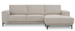 OTTO home Ecksofa »OLAND Cord L-Form, B: 280 cm, Skandi-Design« L-Form, 280 cm, Wellenunterfederung, Skandi-Design, Metallfüße