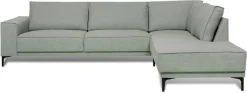 OTTO home Ecksofa »OLAND Flachgewebe L-Form, B: 289 cm, Skandi-Design« Struktur, Flachgewebe, Luxus-Microfaser, Boucle