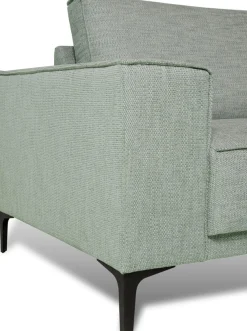 OTTO home Ecksofa »OLAND Flachgewebe L-Form, B: 289 cm, Skandi-Design« Struktur, Flachgewebe, Luxus-Microfaser, Boucle