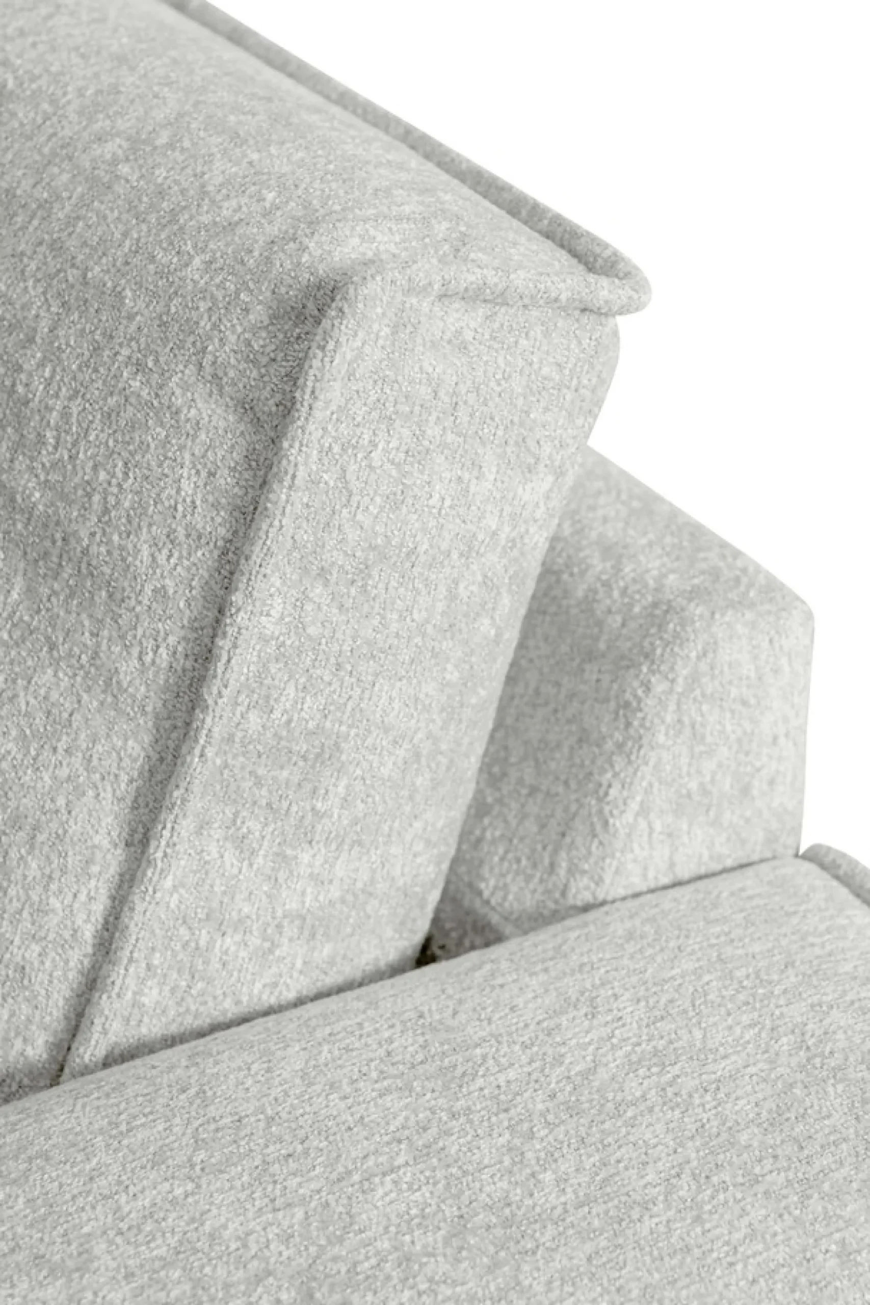 OTTO home Ecksofa »OLAND Struktur L-Form, B: 280 cm, Skandi-Design« L-Form, 280 cm, Wellenunterfederung, Skandi-Design, Metallfüße