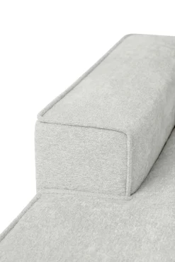 OTTO home Ecksofa »OLAND Struktur L-Form, B: 280 cm, Skandi-Design« L-Form, 280 cm, Wellenunterfederung, Skandi-Design, Metallfüße