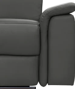 OTTO home Ecksofa »Pareli, L-Form, 259cm,m. Recamiere, Echtleder, Kunstleder, Webstoff« man. o. elektr. Relaxfunktion, USB/Kopfteilverstellg u. LED