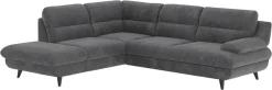 OTTO home Ecksofa »Pike L-Form, B: 266 cm« optional Schlaffunktion & Bettkasten