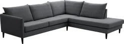 OTTO home Ecksofa »Rekvik L-Form« mit Wellenunterfederung, mit Massivholzfüßen