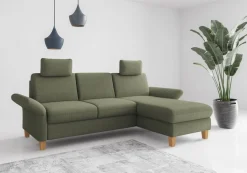 OTTO home Ecksofa »Rochelle, L-Form« wahlweise mit Armteilverstellung, Schlaffunktion und Bettkasten