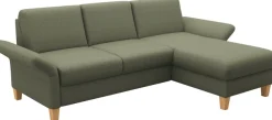 OTTO home Ecksofa »Rochelle, L-Form« wahlweise mit Armteilverstellung, Schlaffunktion und Bettkasten