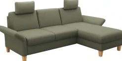 OTTO home Ecksofa »Rochelle, L-Form« wahlweise mit Armteilverstellung, Schlaffunktion und Bettkasten