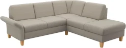OTTO home Ecksofa »Rochelle, L-Form« wahlweise mit Armteilverstellung, Schlaffunktion und Bettkasten