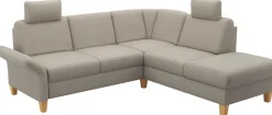 OTTO home Ecksofa »Rochelle, L-Form« wahlweise mit Armteilverstellung, Schlaffunktion und Bettkasten