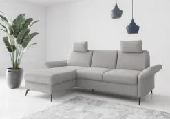 OTTO home Ecksofa »Rochelle« wahlweise mit Schlaffunktion, Bettkasten und Armteilverstellung