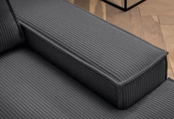 OTTO home Ecksofa »SHERWOOD CordSchlafsofa in L-Form offen (275cm)« Schlaffunktion und Bettkasten, Kedernaht, hoher Sitz- & Liegekomfort,