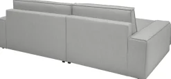 OTTO home Ecksofa »SHERWOOD XXL Leinenoptik284, Big-Sofa L-Form, tiefe Sitzfläche 95 cm« Recamiere rechts/links, als Schlafsofa stellbar, Cord u. Leinenoptik