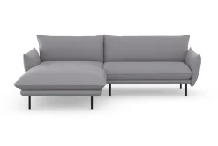 OTTO home Ecksofa »Stine L-Form« Besonderes Design durch Kissenoptik und Keder