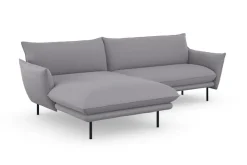 OTTO home Ecksofa »Stine L-Form« Besonderes Design durch Kissenoptik und Keder