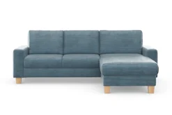 OTTO home Ecksofa »Summer L-Form« mit Recamiere, mit oder ohne Schlaffunktion und Bettkasten, Cord-Bezug