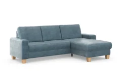 OTTO home Ecksofa »Summer L-Form« mit Recamiere, mit oder ohne Schlaffunktion und Bettkasten, Cord-Bezug