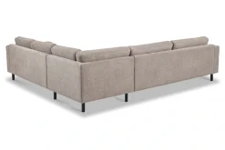 OTTO home Ecksofa »Sveeva, L-Form, B.288 cm, schwarze Metallfüße« langlebiger Webstoff, mit Wellenunterfederung, viele Farben