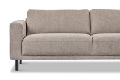 OTTO home Ecksofa »Sveeva, L-Form, B.288 cm, schwarze Metallfüße« langlebiger Webstoff, mit Wellenunterfederung, viele Farben