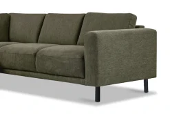 OTTO home Ecksofa »Sveeva, L-Form, B.240 cm, schwarze Metallfüße« langlebiger Webstoff, mit Wellenunterfederung, viele Farben