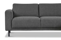 OTTO home Ecksofa »Sveeva, L-Form, B.238 cm, schwarze Metallfüße« langlebiger Webstoff, mit Wellenunterfederung, viele Farben