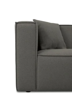 OTTO home Ecksofa »Tammie« Breite 312 cm, Webstoff fein, bodentief, mit Wellenunterfederung