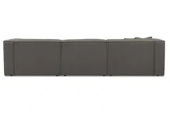 OTTO home Ecksofa »Tammie« Breite 312 cm, Webstoff fein, bodentief, mit Wellenunterfederung