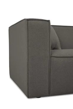 OTTO home Ecksofa »Tammie« Breite 312 cm, Webstoff fein, bodentief, mit Wellenunterfederung